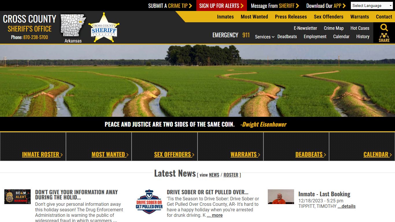 Inmate Roster (57) - Cross County Sheriff AR